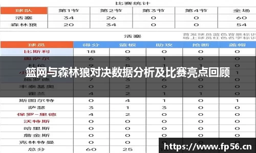 篮网与森林狼对决数据分析及比赛亮点回顾